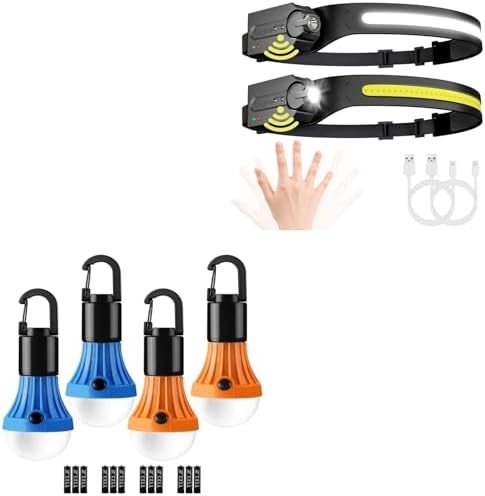 -central Lepro LED Camping Lantern - Bright Portable for Hiking