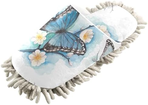 Kigai Microfiber Slippers Butterfly Floral