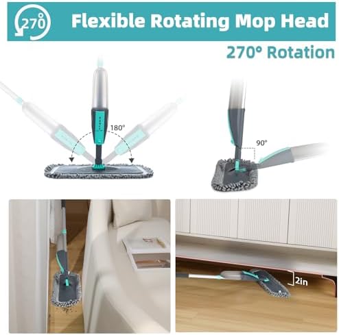 High-Efficiency Microfiber Spray Mop
