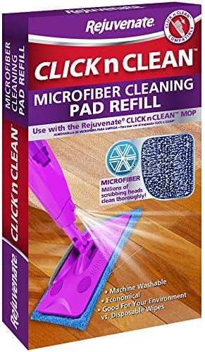 Rejuvenate Click N Clean Microfiber Mop Cleaning Pad Refill