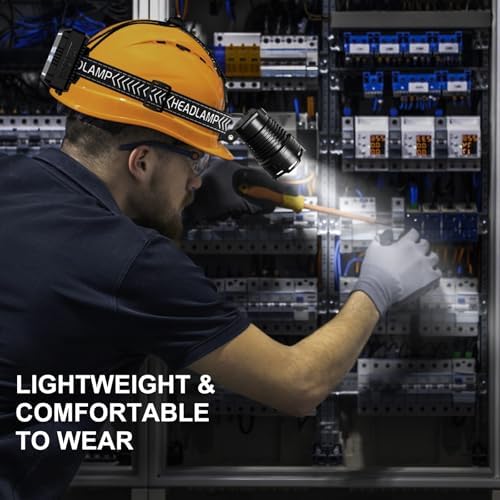 990000 Lumens Rechargeable Headlamp