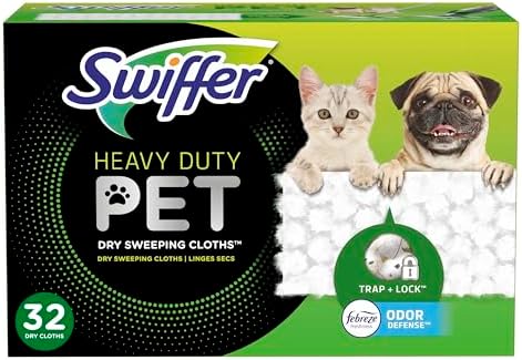 Swiffer Sweeper Pet Deep Clean with 32 Count for Your Floors