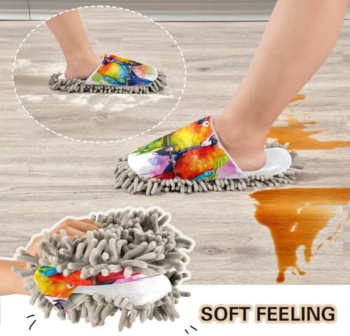 Colorful Branch Mop Slippers for Office Home