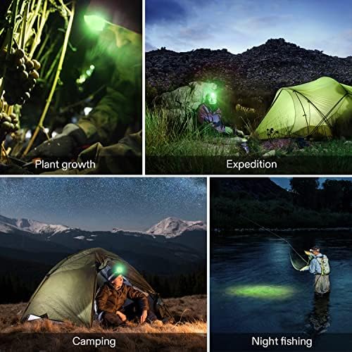 VIVOSUN 2-Pack 19-Bulb Green Headlamp