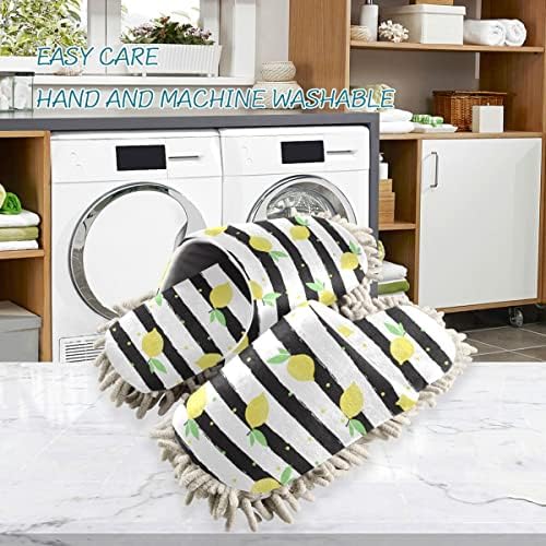 Lemons Mop House Slippers for Cleaning