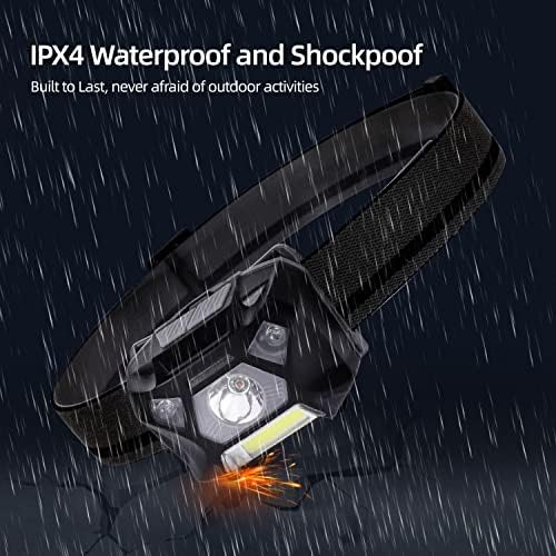 KunHe Red Light LED Headlamp for Adults Camping Hiking