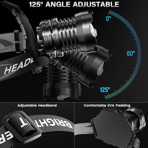 orsch_midfielder 990000 High Lumens Rechargeable Headlamp