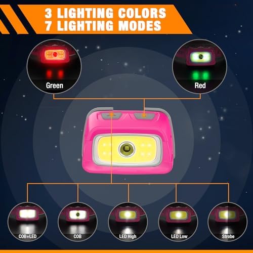 Bright Durable Headlamp for Hiking Outdoor Adventures