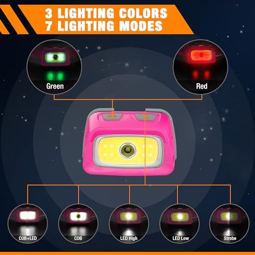 EverBrite 2-in-1 Headlamp Set for Kids Adults