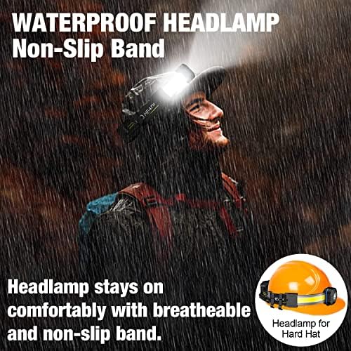 Spriak LED Headlamp 1000 Lumens Widebeam with Red Taillight
