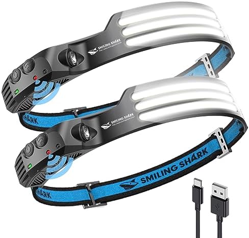 Smiling Shark Headlamp Rechargeable