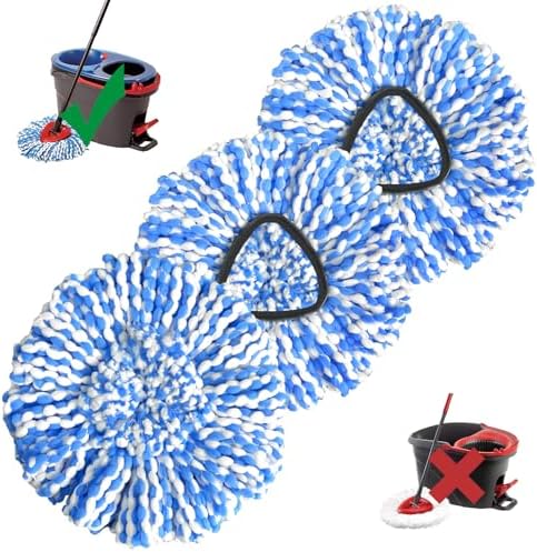 Koolstuffs Spin Mop Head Replacement 3-Pack