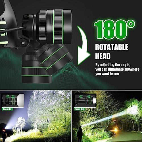 Rechargeable Headlamp 100000 Lumens