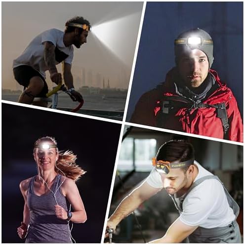 EverBrite 300 Lumen Headlamp - RedGreenWhite Modes for Hiking Camping Trail Running