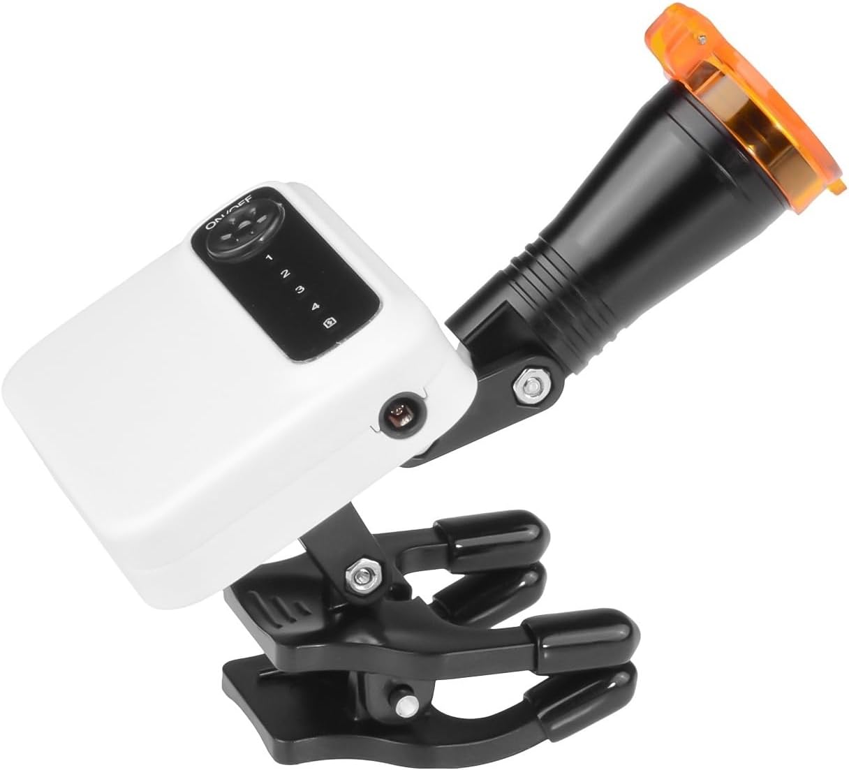 5W LED Headlight Clip-On with Magnetic Chuck - Bright Adjustable and Durable
