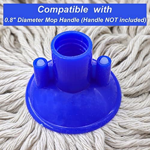 Effortlessly Handle Mopping with 3PCS Cotton String Mop Heads