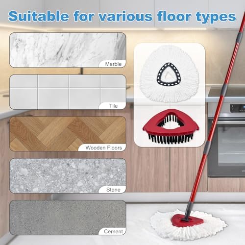 Ocedar Spin Mop Heads Replacement - 2-Piece Set