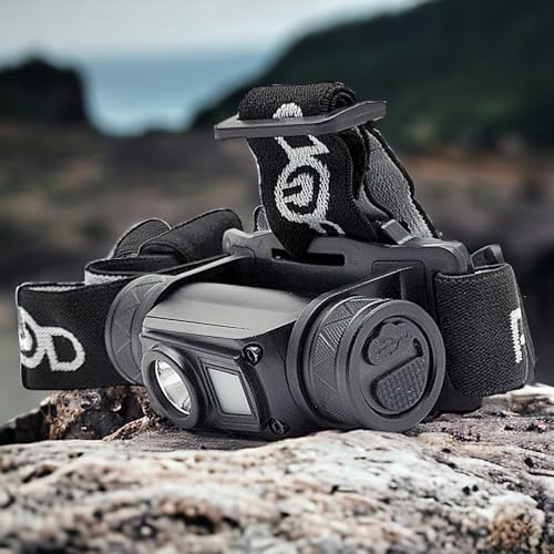 LightUp Power Rechargeable LED Headlamp for All Night