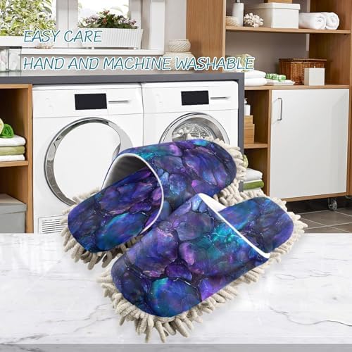 Dark Texture Kitchen Slippers for MenWomen Soft Washable