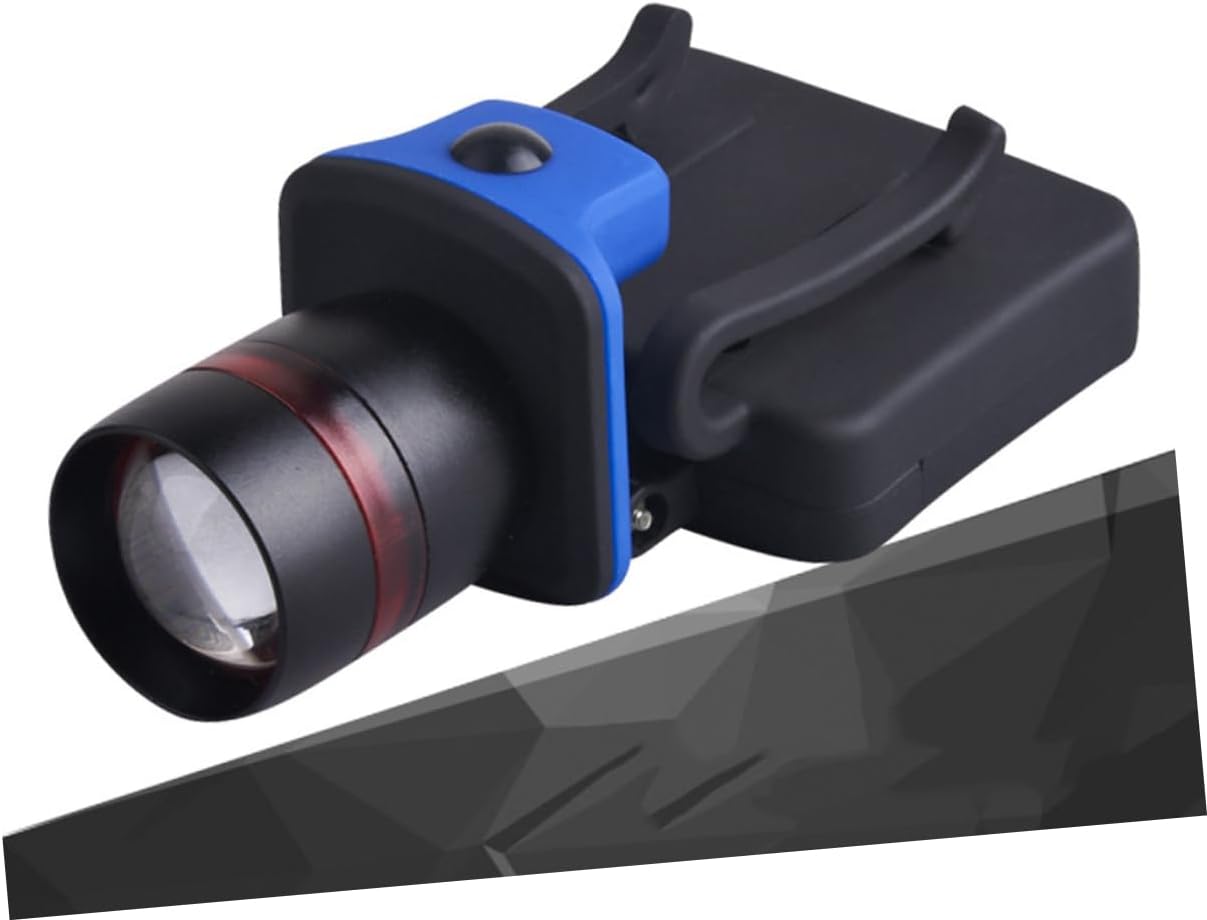 HOMSFOU 2-Piece Fishing Lamp LED Headlamp Clip-On Headlight in Black