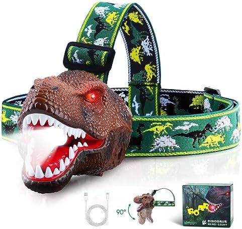 Dinosaur Headlamp for Kids
