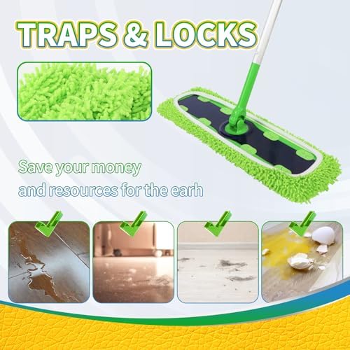 X-Large Reusable 100 Coral Fleece Mop Pads