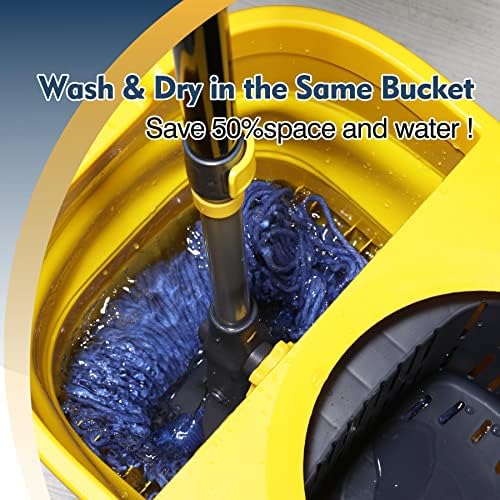 NY Compact String Mop for Wet Floors