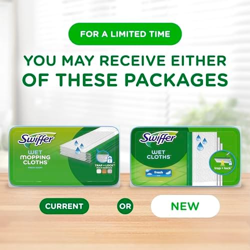 Swiffer Sweeper Wet Mopping Cloths Open-Window Fresh 24-Count Pack