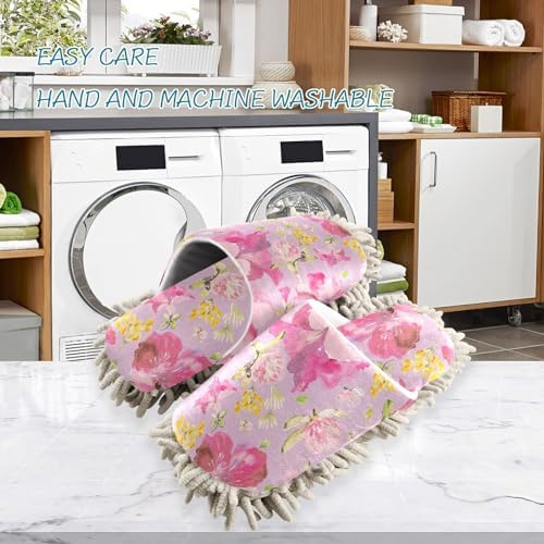 Kigai Microfiber Slippers Petunias Pink