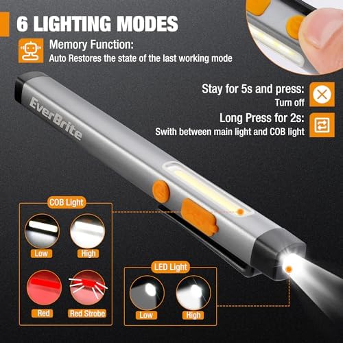 EverBrite 5-Pack Pen Flashlight
