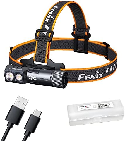 Fenix HM71R Rechargeable Headlamp - Super Bright 2700 Lumen Spotlight