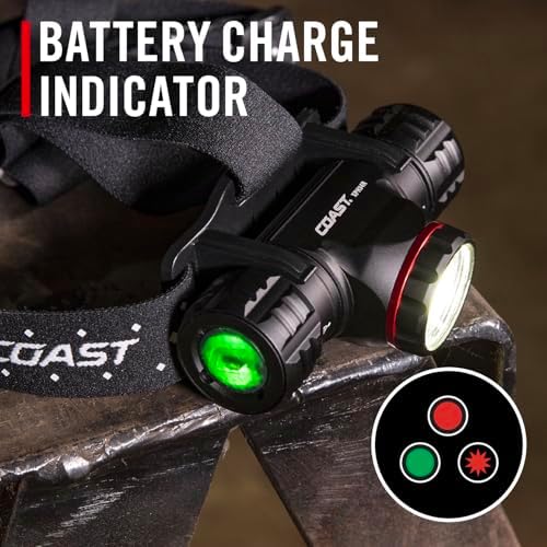 Coast XPH34R Rechargeable Dual Power Headlamp