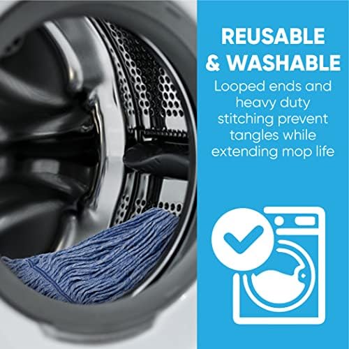 20oz Heavy Duty Replacement Mop Heads for iDeaology - 4-Pack