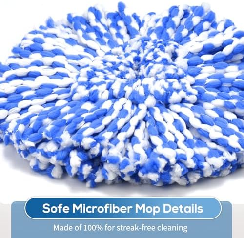 RinseClean Spin Mop Replacement Head 4-Pack