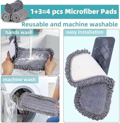 High-Efficiency Microfiber Spray Mop