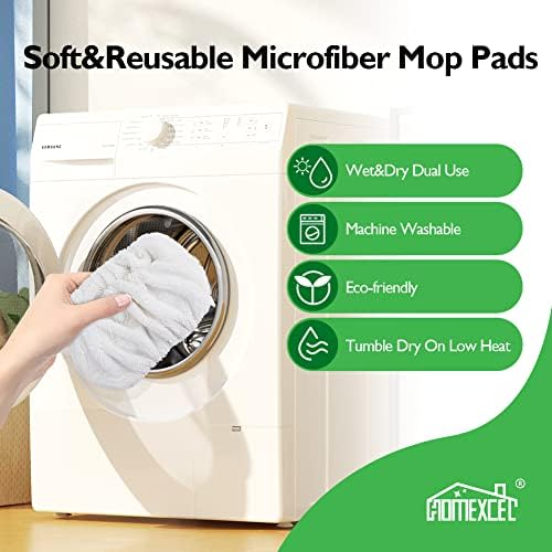 Reusable Microfiber Mop Pads