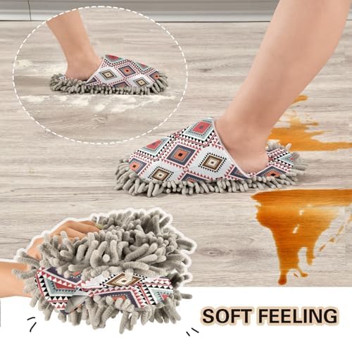 Kigai Microfiber Slippers Soft Durable Floor Cleaners for Home Gifting