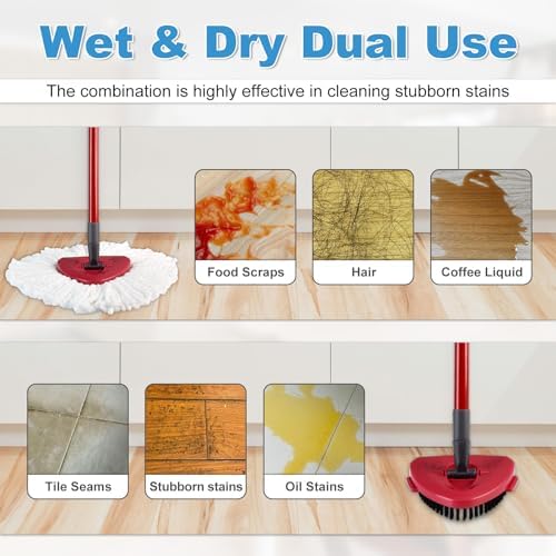 Ocedar Spin Mop Heads Replacement - 2-Piece Set