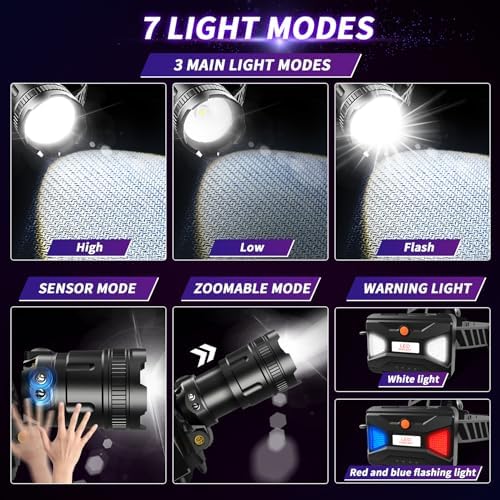 Foleto LED Headlamp 100000 Lumens