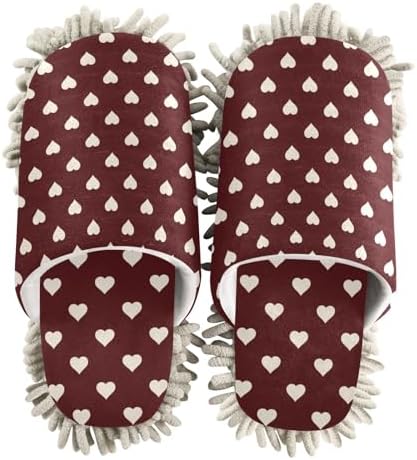 Comfy Microfiber Slippers Heart Love Drying