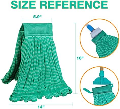 QuickHeadersDurable Mop Head DIRT RUSHER microfiber mop heads