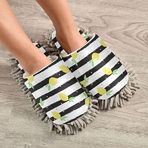 Lemons Mop House Slippers for Cleaning