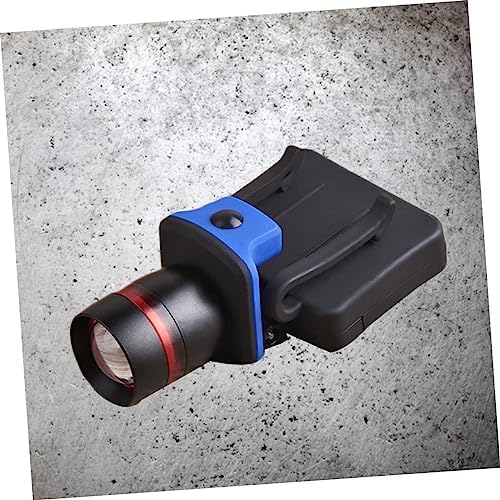 HOMSFOU 2-Piece Fishing Lamp LED Headlamp Clip-On Headlight in Black
