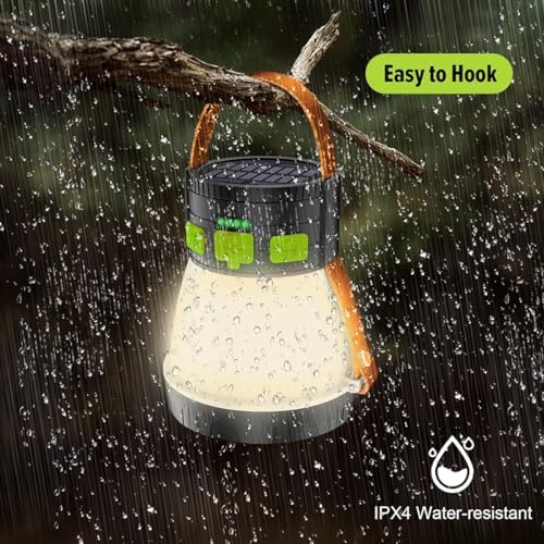 8 Lighting Modes Rechargeable Waterproof Camping Lantern with 7500mAh Battery