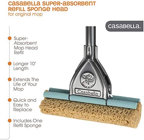 Casabella Refill 51000 for Mop Polyurethane Rust-Resistant