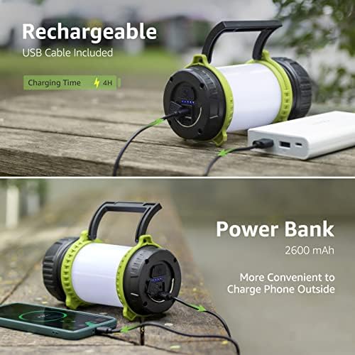 500LM LED Camping Lantern with Built-in Battery