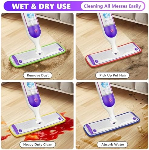 Eco-Friendly 6-Pack Mop Pads for 13-15 Mops