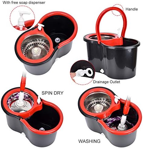 360 Mop Set with Bucket