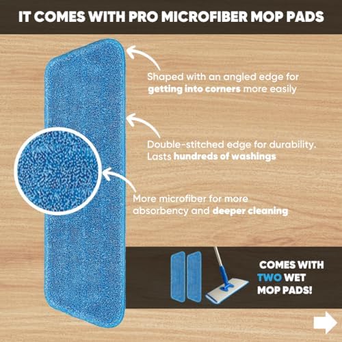 Cinch Mop - Microfiber Mop for Hardwood Floors