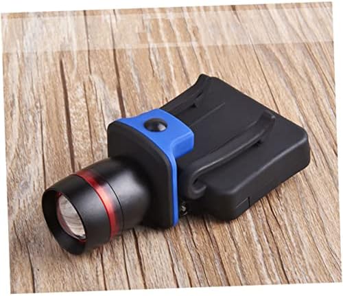 HOMSFOU 2-Piece Fishing Lamp LED Headlamp Clip-On Headlight in Black